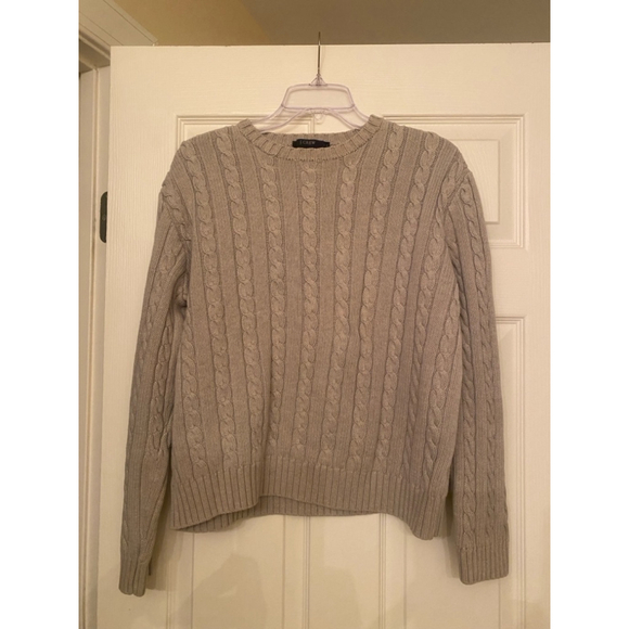 J.Crew Other - VINTAGE Men's J.Crew Beige Cable Knit Sweater Size M
